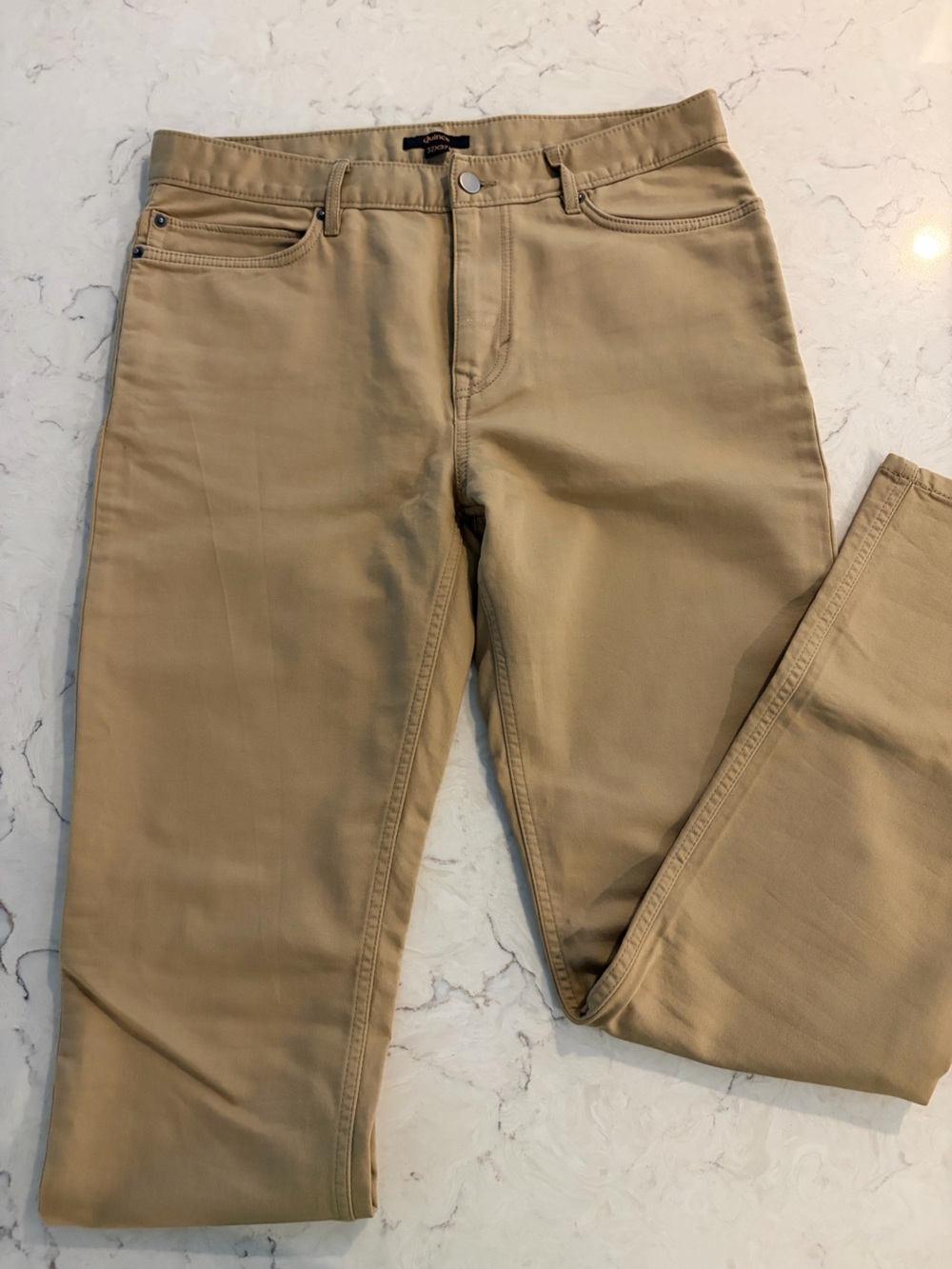 Quince Men's Slim Jeans - Khaki